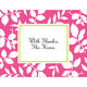 Raspberry Silo Leaves Folded Note Cards Image 6 of 6